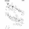 Ryobi B7200A Spare Parts List Type: 1000018054